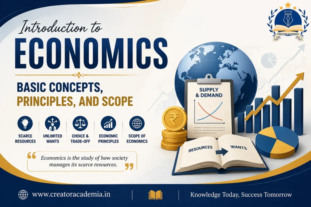 Introduction to Economics: Basic Concepts, Principles, and Scope 4 Introduction to Economics