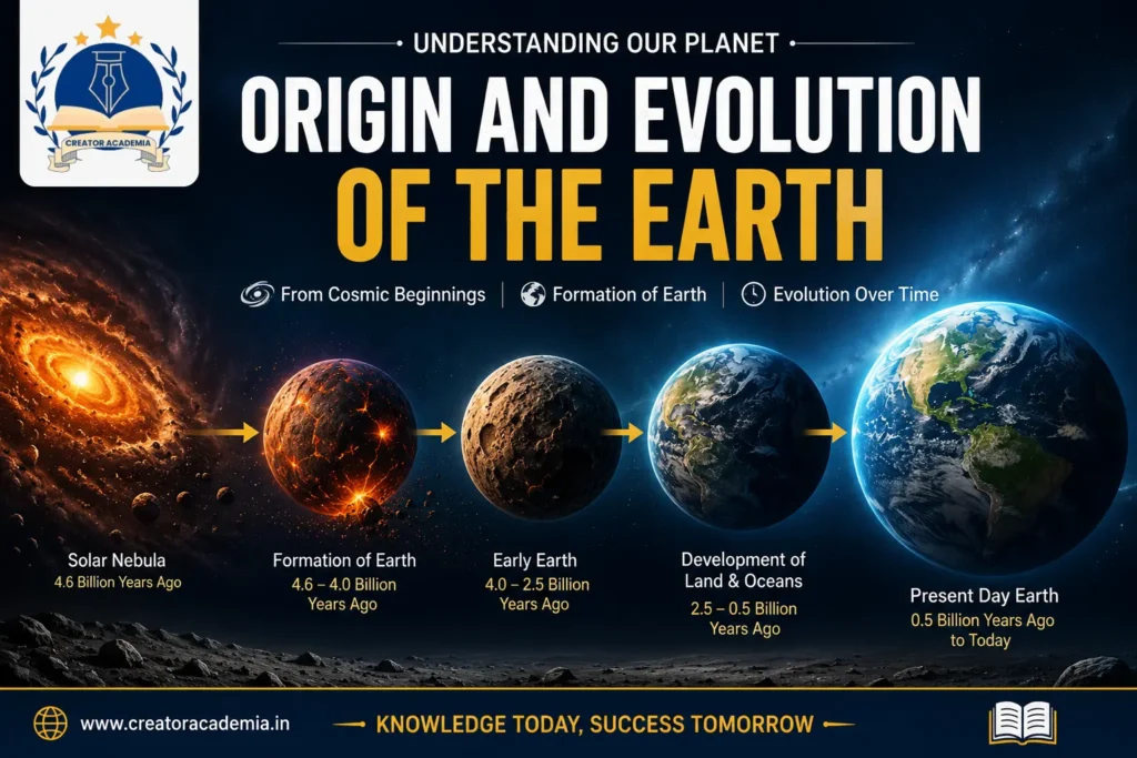 Origin and Evolution of the Earth