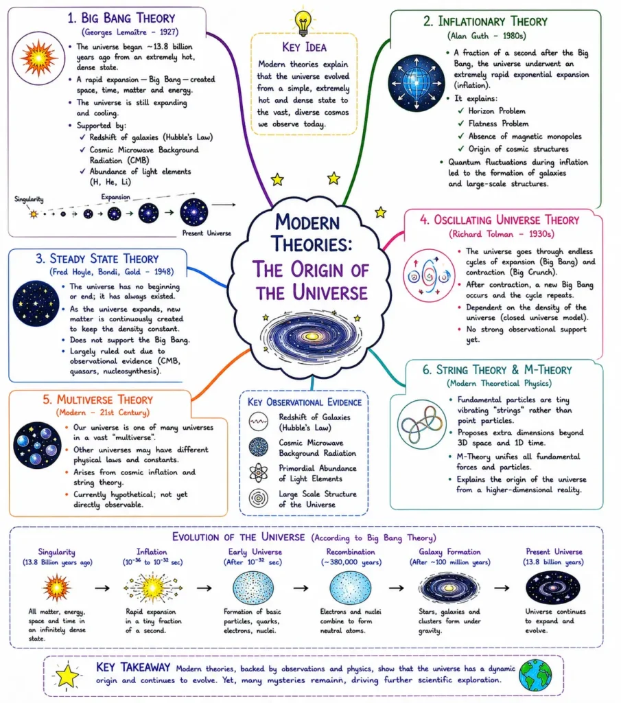 Theories on Origin of Universe