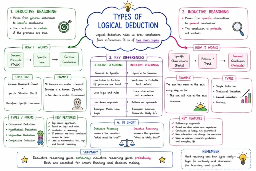 Introduction to Reasoning: Concepts, Types, and Approach 2 Types of Logical Deduction