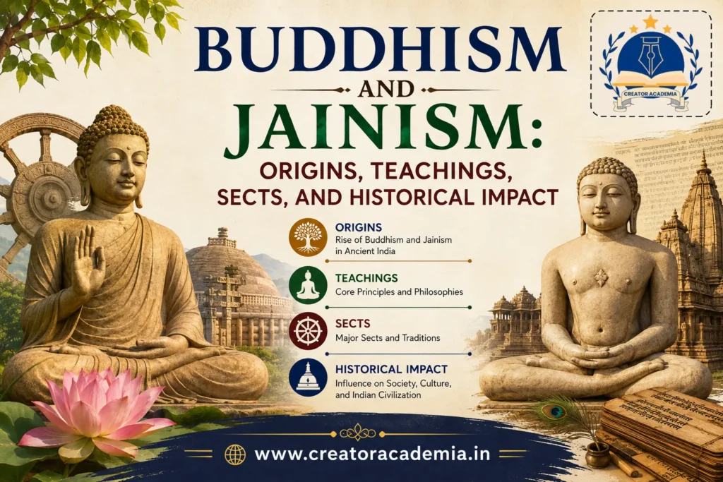Buddhism and Jainism: Origins, Teachings, Sects, and Historical Impact 6 Buddhism and Jainism