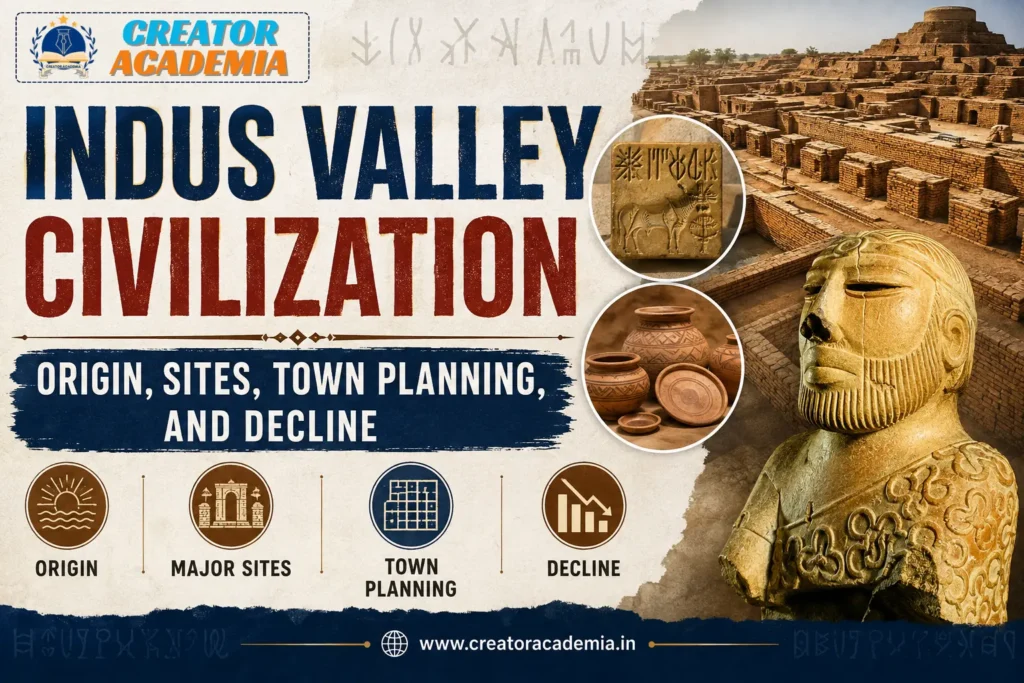 Indus Valley Civilization: Origin, Sites, Town Planning, and Decline 4 Indus Valley Civilization