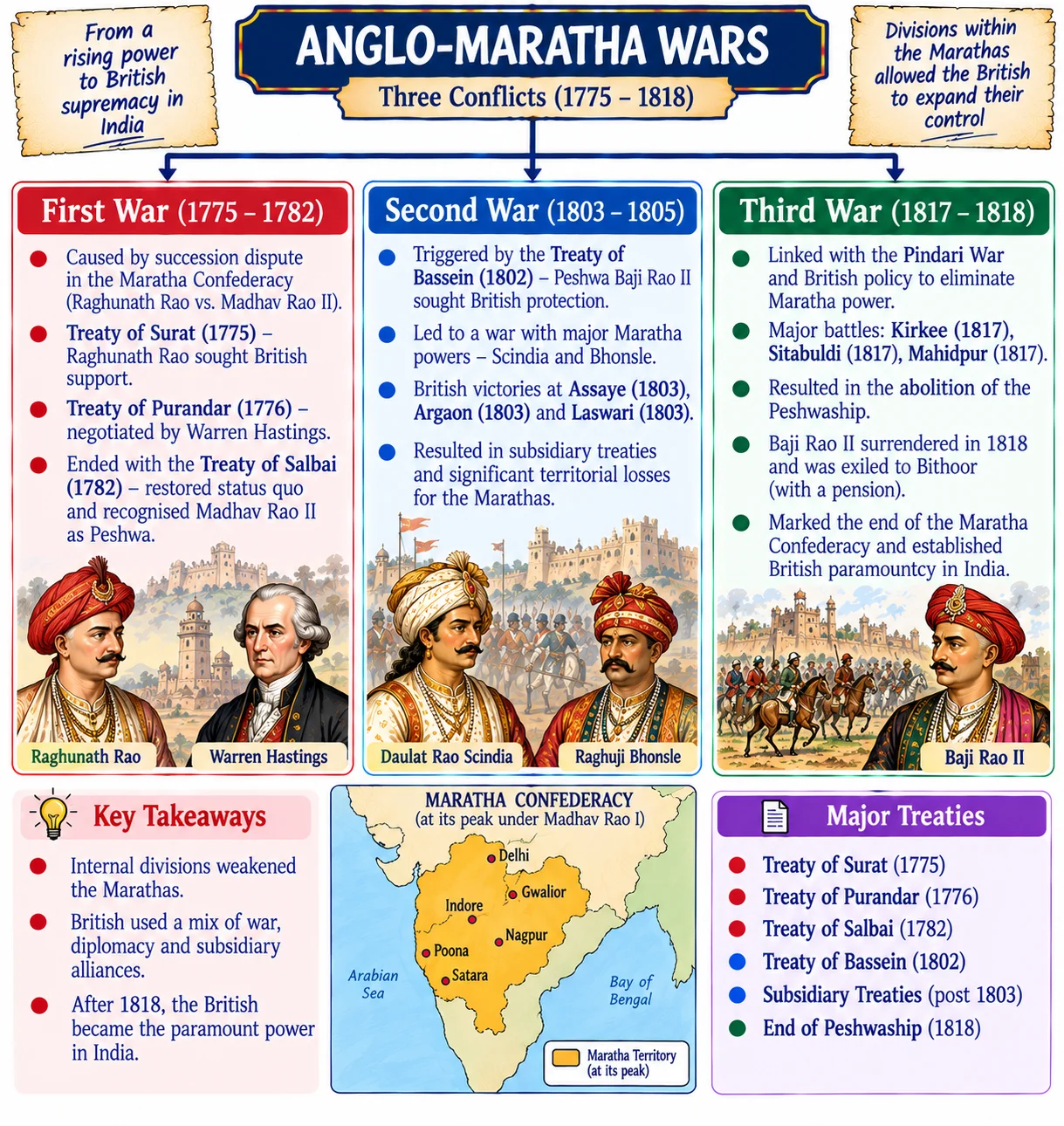 Anglo-Maratha Wars (1775 - 1818)