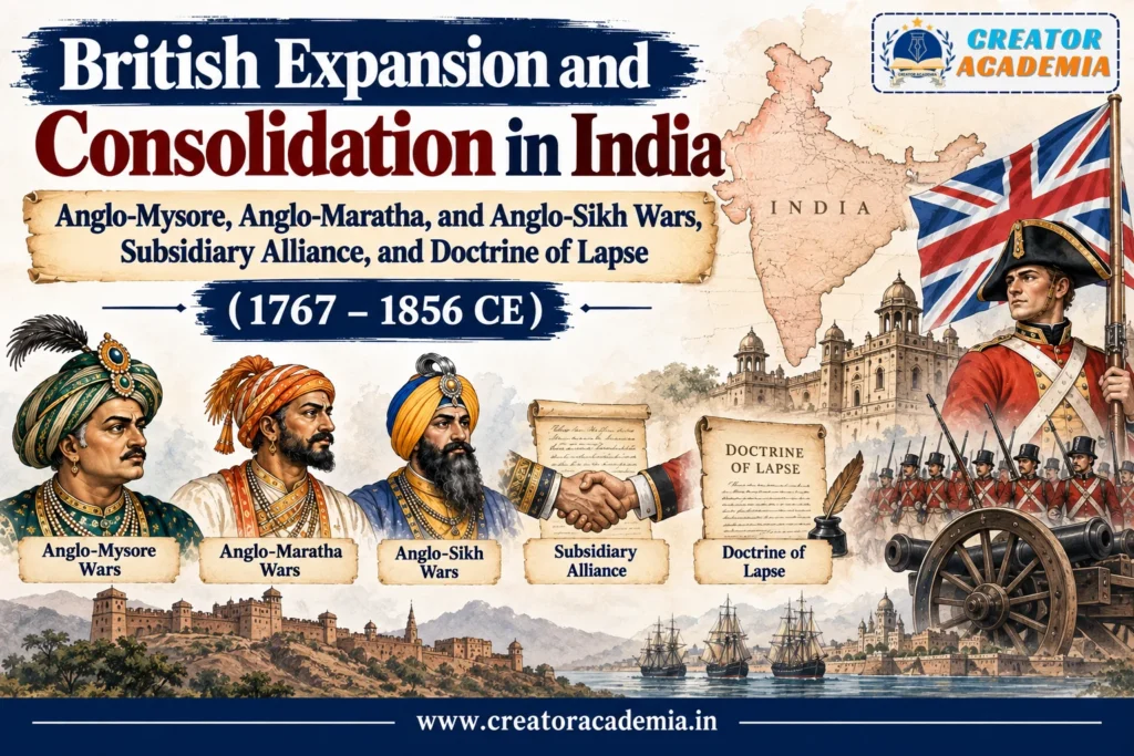 British Expansion and Consolidation in India (1767 – 1856 CE) 9 British Expansion and Consolidation in India