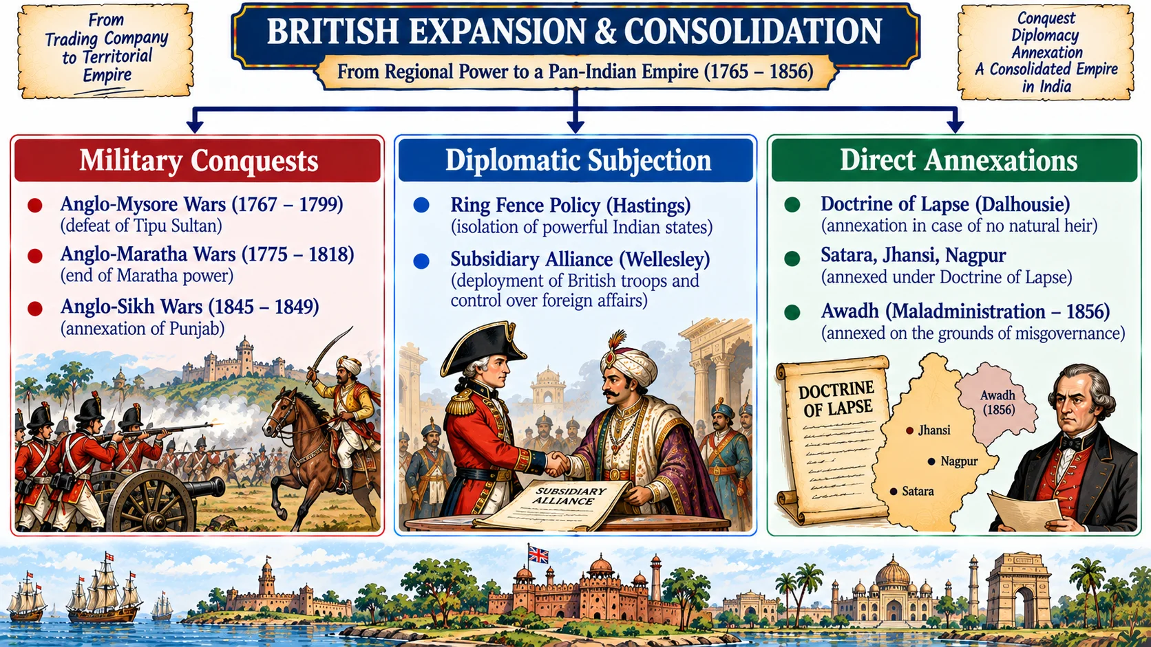 British Expansion and Consolidation (1765 - 1856)
