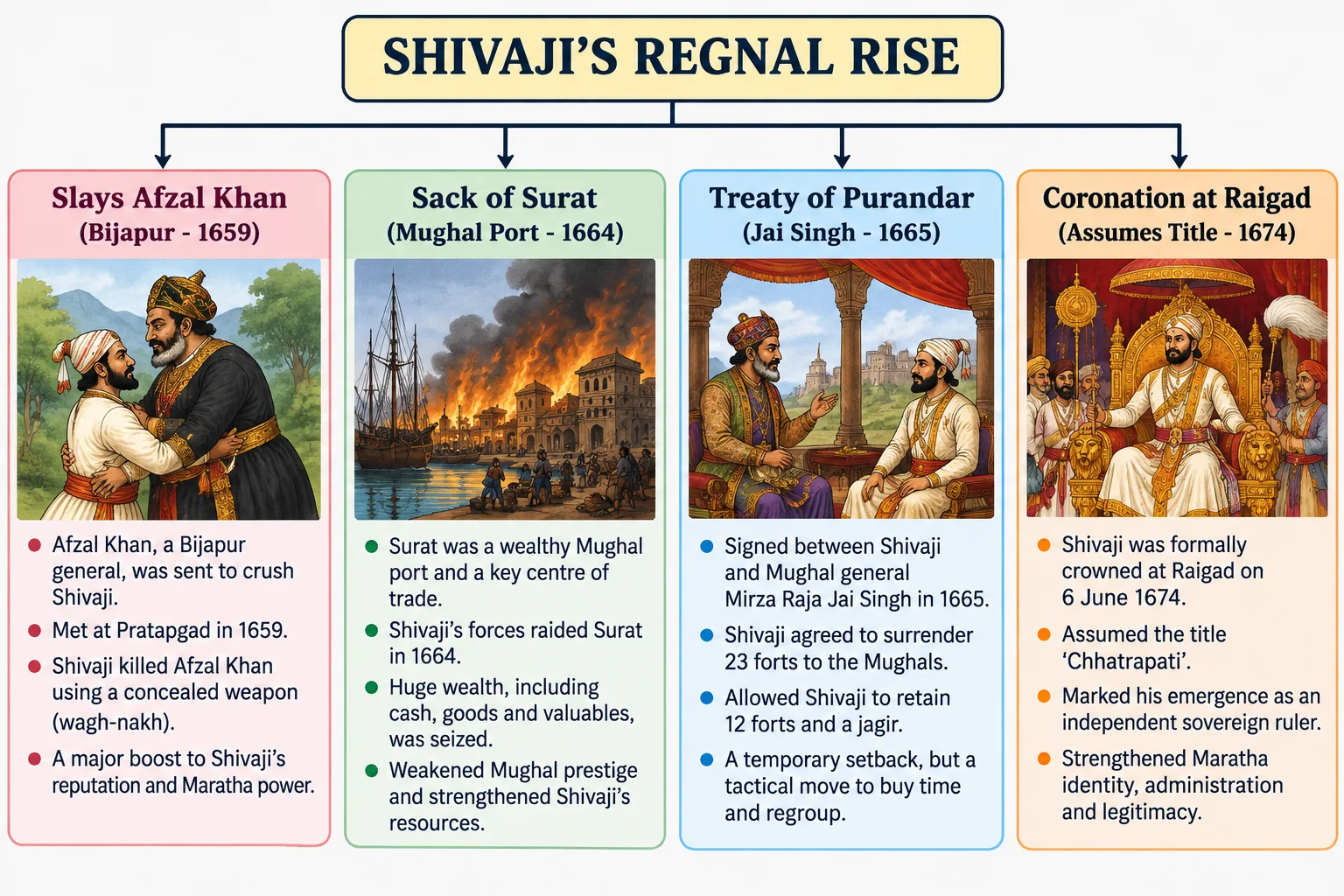 Shivaji’s Regnal Rise