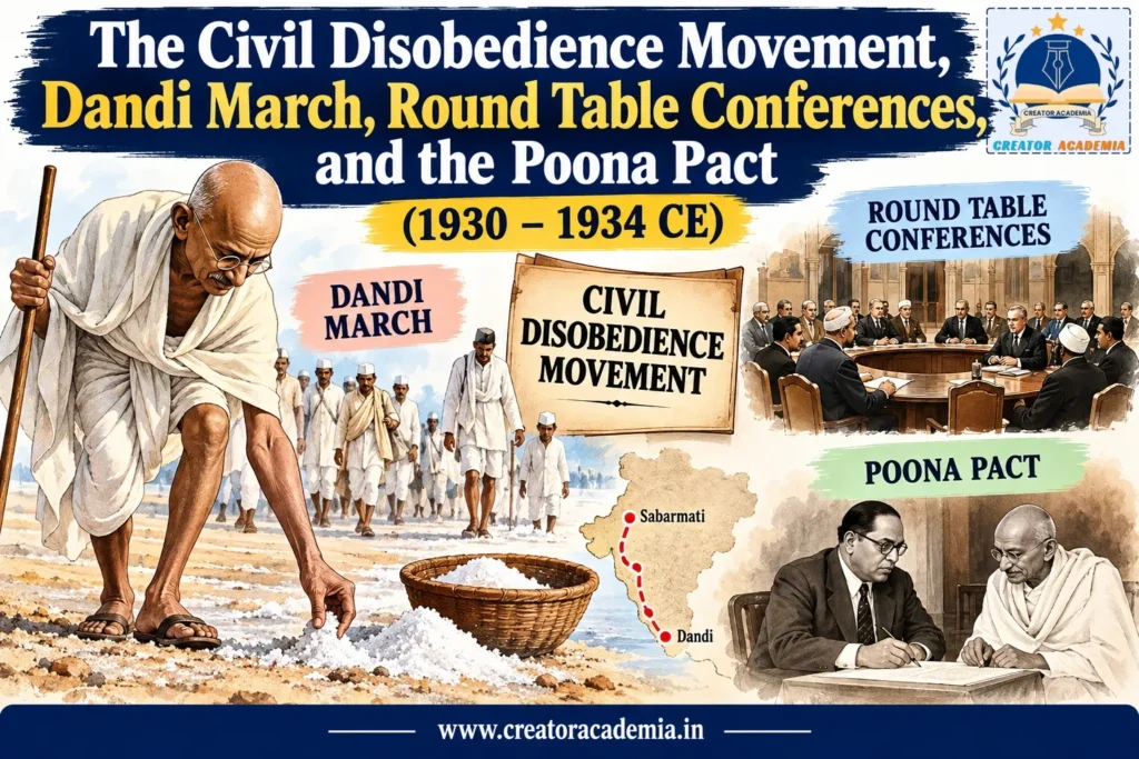 Civil Disobedience Movement and Poona Pact