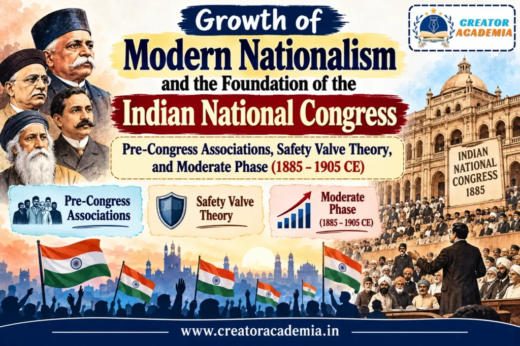 Growth of Modern Nationalism and the Foundation of INC 10 Growth of Modern Nationalism and the Foundation of INC