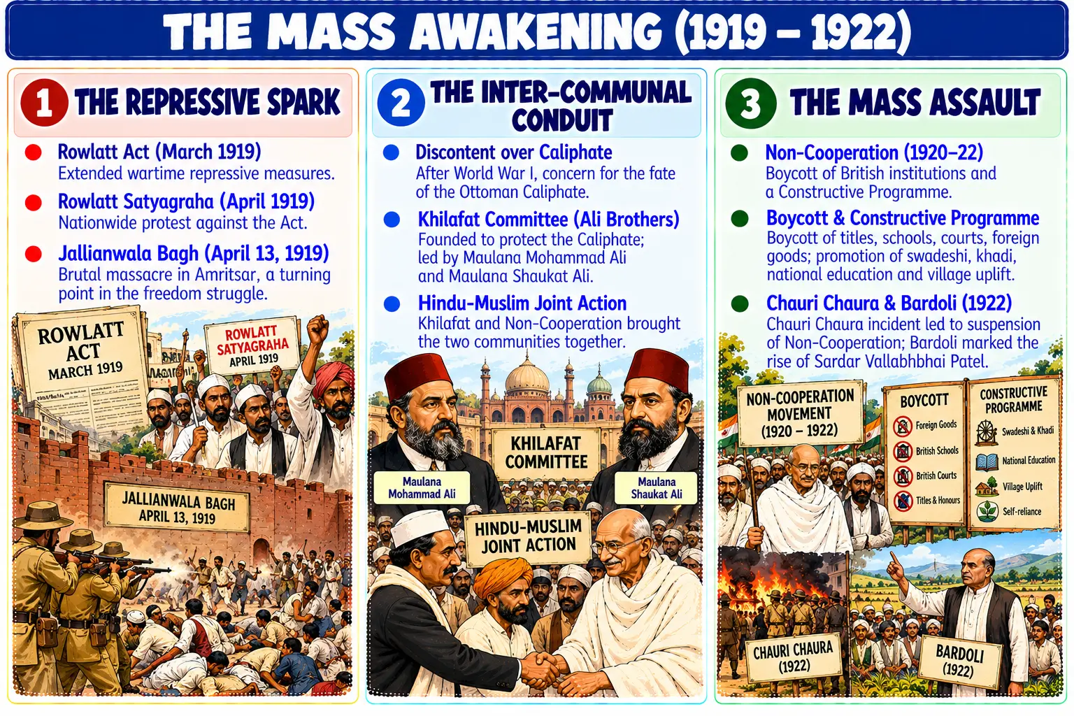 The Mass Awakening 1919-1922 Architecture Diagram